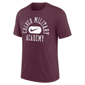 Breathable Wear Fit Nike Tri-Blend Tee Eagle C - Heather Maroon