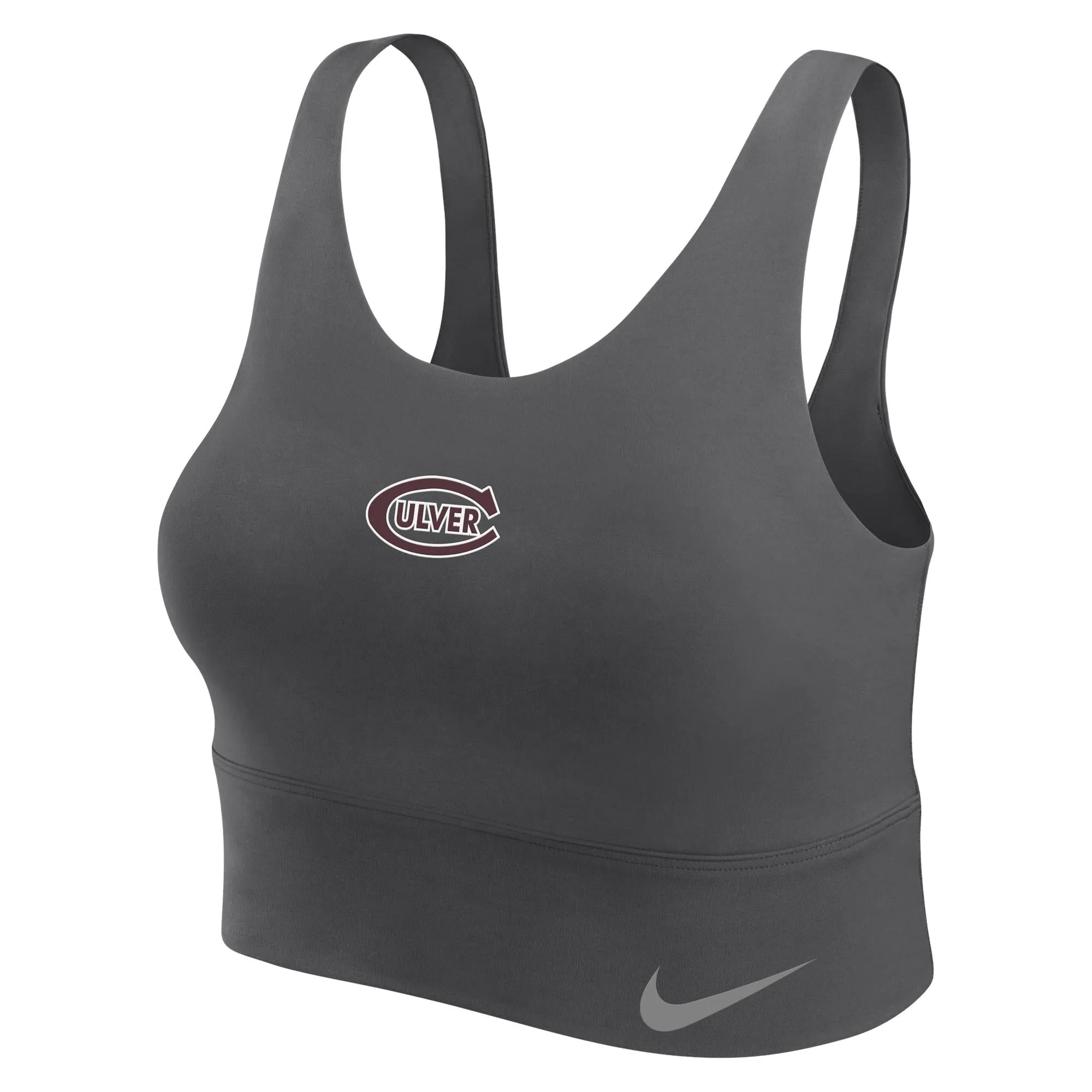 Thermal Regulating Layer Nike Women's Performance Longline Bra - Ash