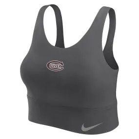 Hygroscopic Fiber Nike Women's Performance Longline Bra - Ash