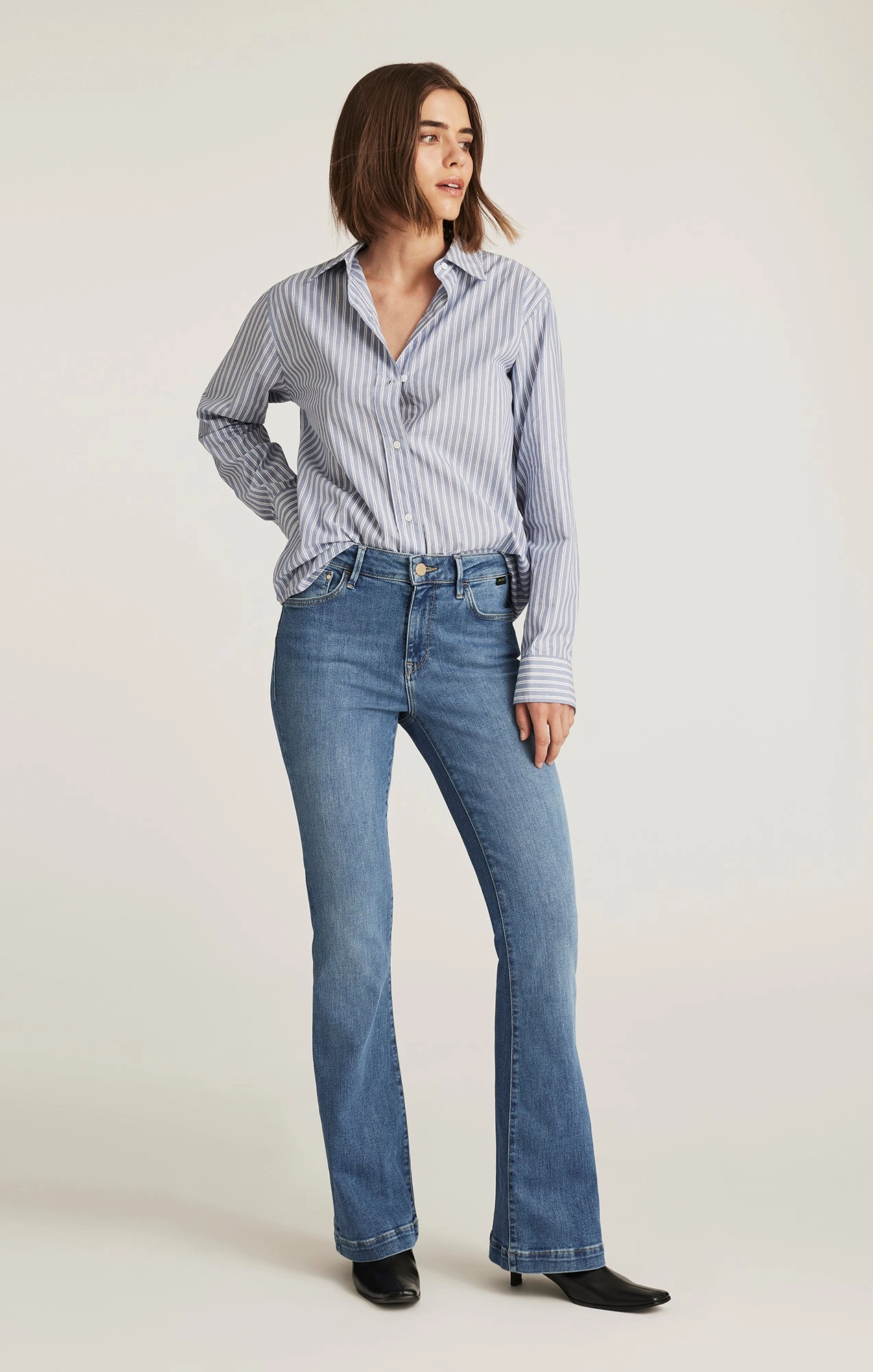 Vibrant Fashion Lover SYDNEY FLARE IN MID VINTAGE GOLD PREMIUM