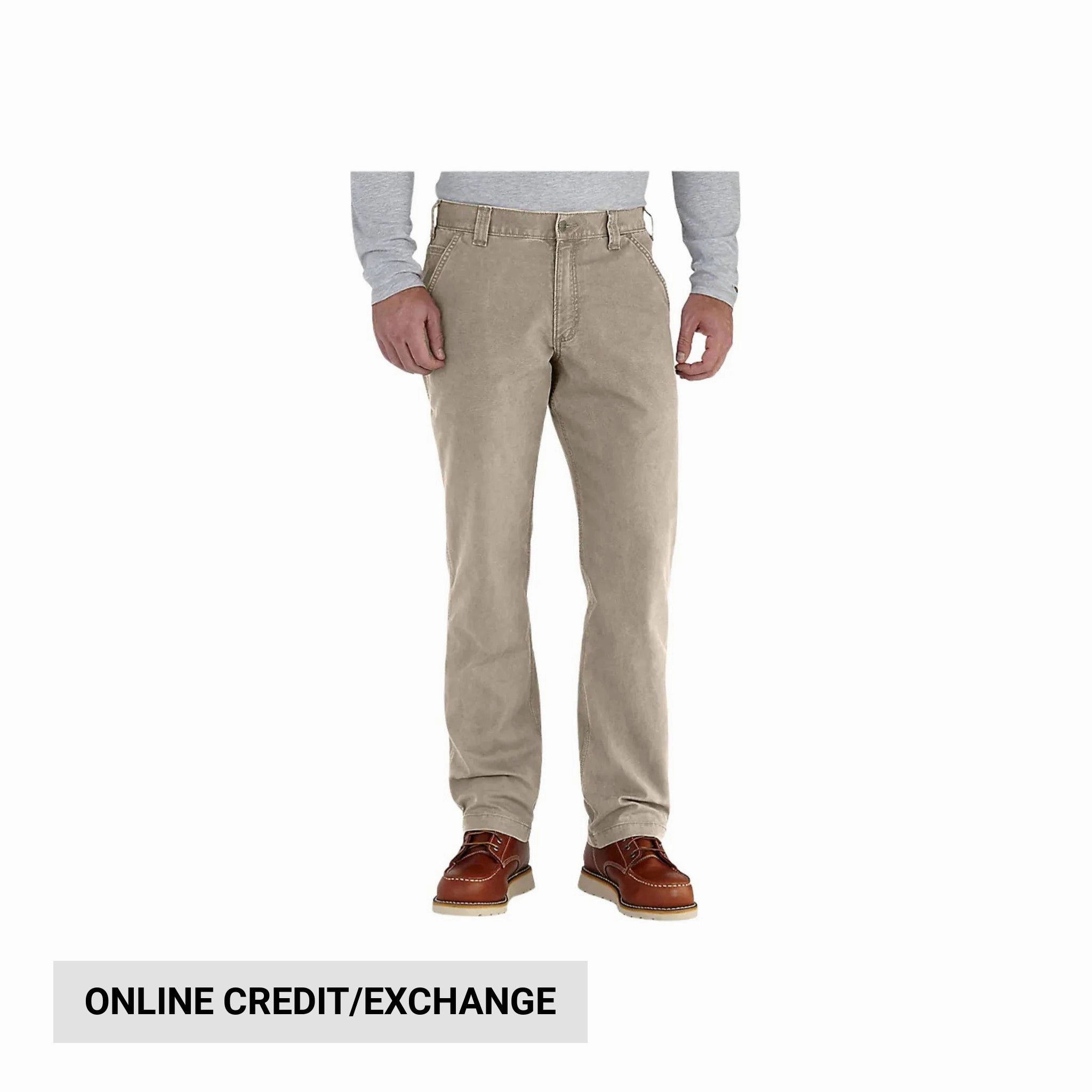 Carhartt Men's Rugged Flex? Rigby Relaxed Fit Pant - Tan Thermal Regulating Fabric