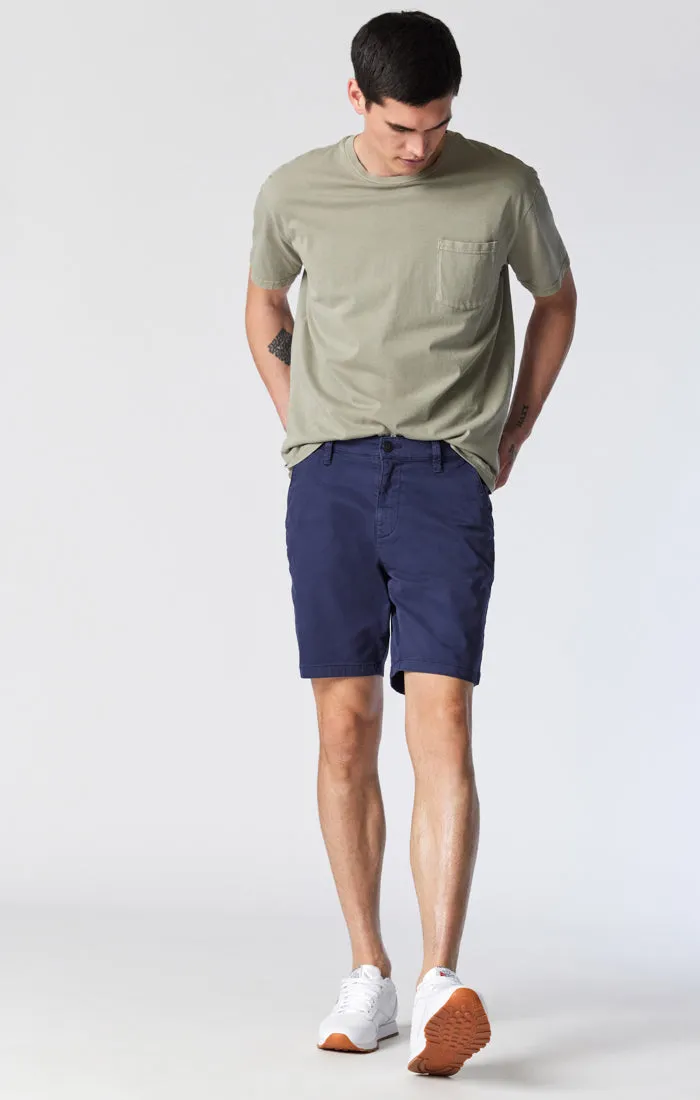 Comfortable Design Easy Movement NOAH SHORTS IN DARK NAVY TWILL