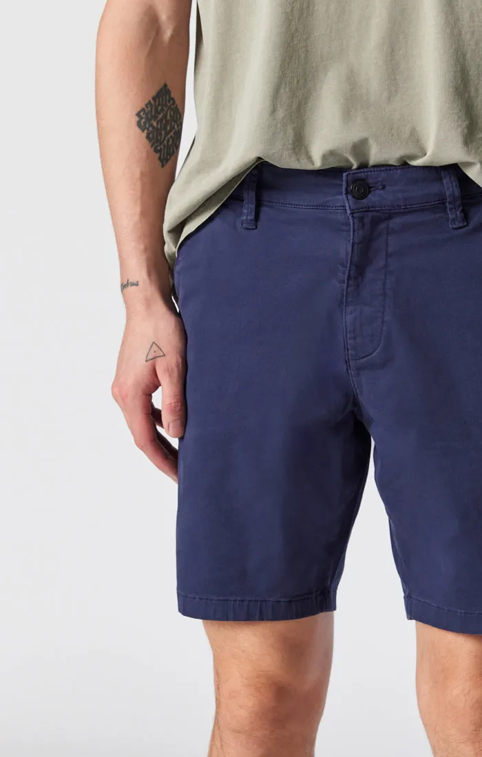 NOAH SHORTS IN DARK NAVY TWILL Value for Money Durable Waistband