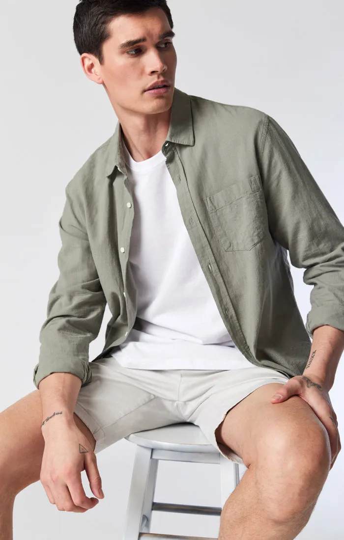 Comfort Flex Wear NOAH SHORTS IN OYSTER MUSHROOM TWILL