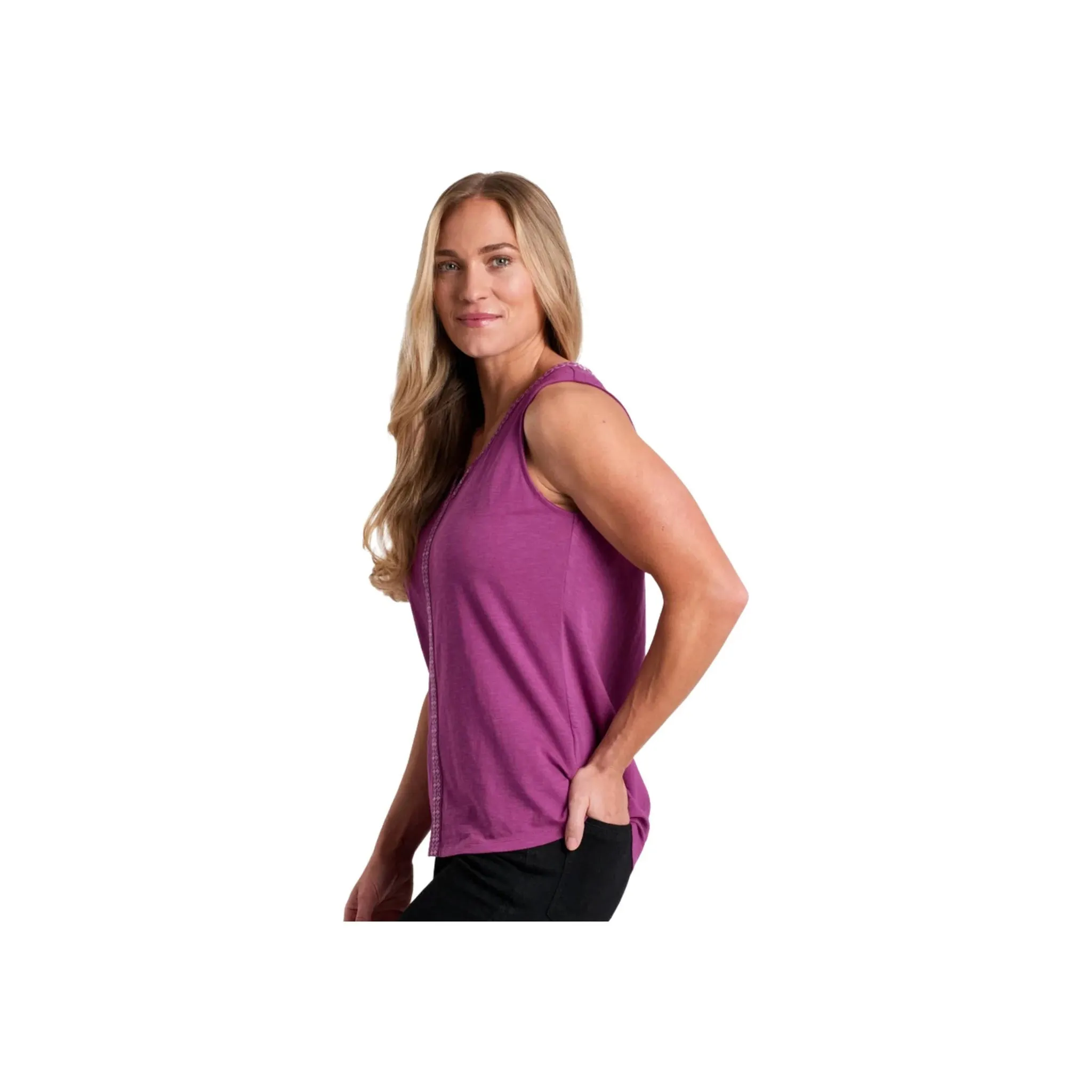 Kuhl Women's Shay Tank - Wild Orchid Ultra Soft Handfeel
