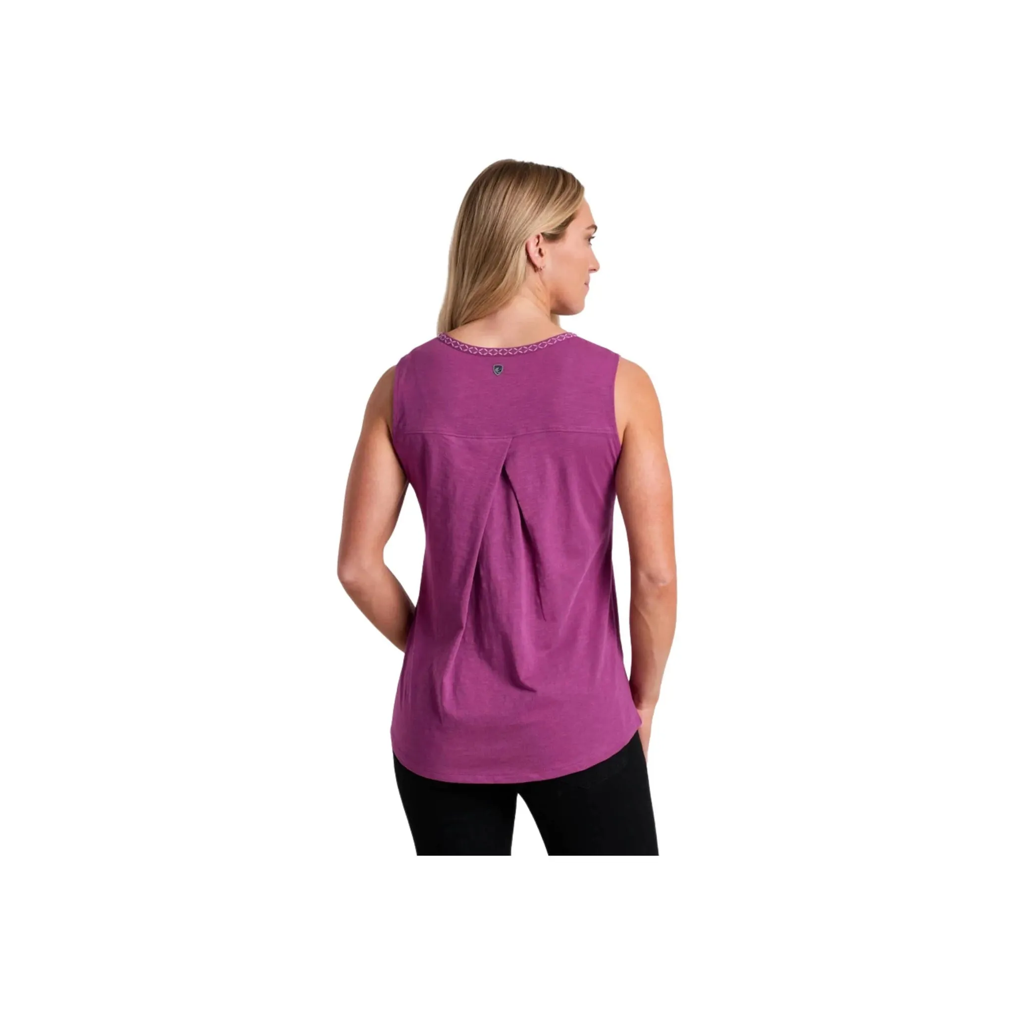 Kuhl Women's Shay Tank - Wild Orchid Button Down Collar