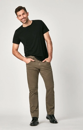Neutral Look MATT RELAXED STRAIGHT LEG IN DUSTY OLIVE TWILL