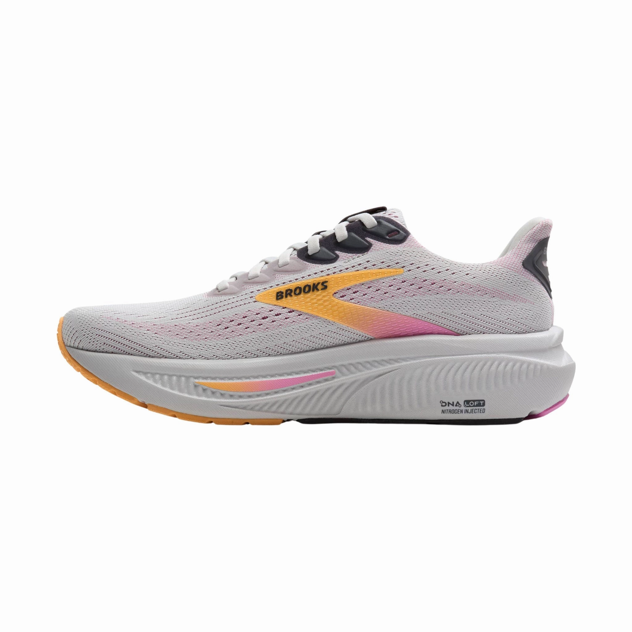 Quick Movement Brooks Women's Ghost 17 Road Running Shoes - Oyster/Apricot/Pink