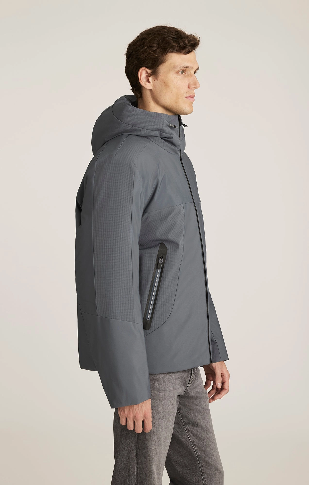 HOODED PARKA IN TURBULENCE Wind Resistant Lining