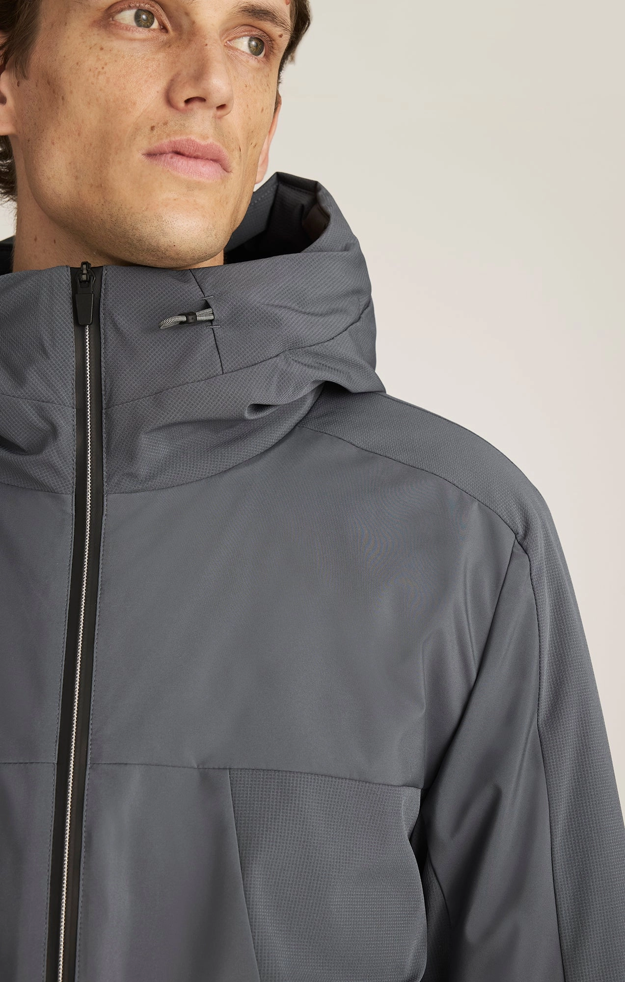 HOODED PARKA IN TURBULENCE AllPurposeFastening quick dry