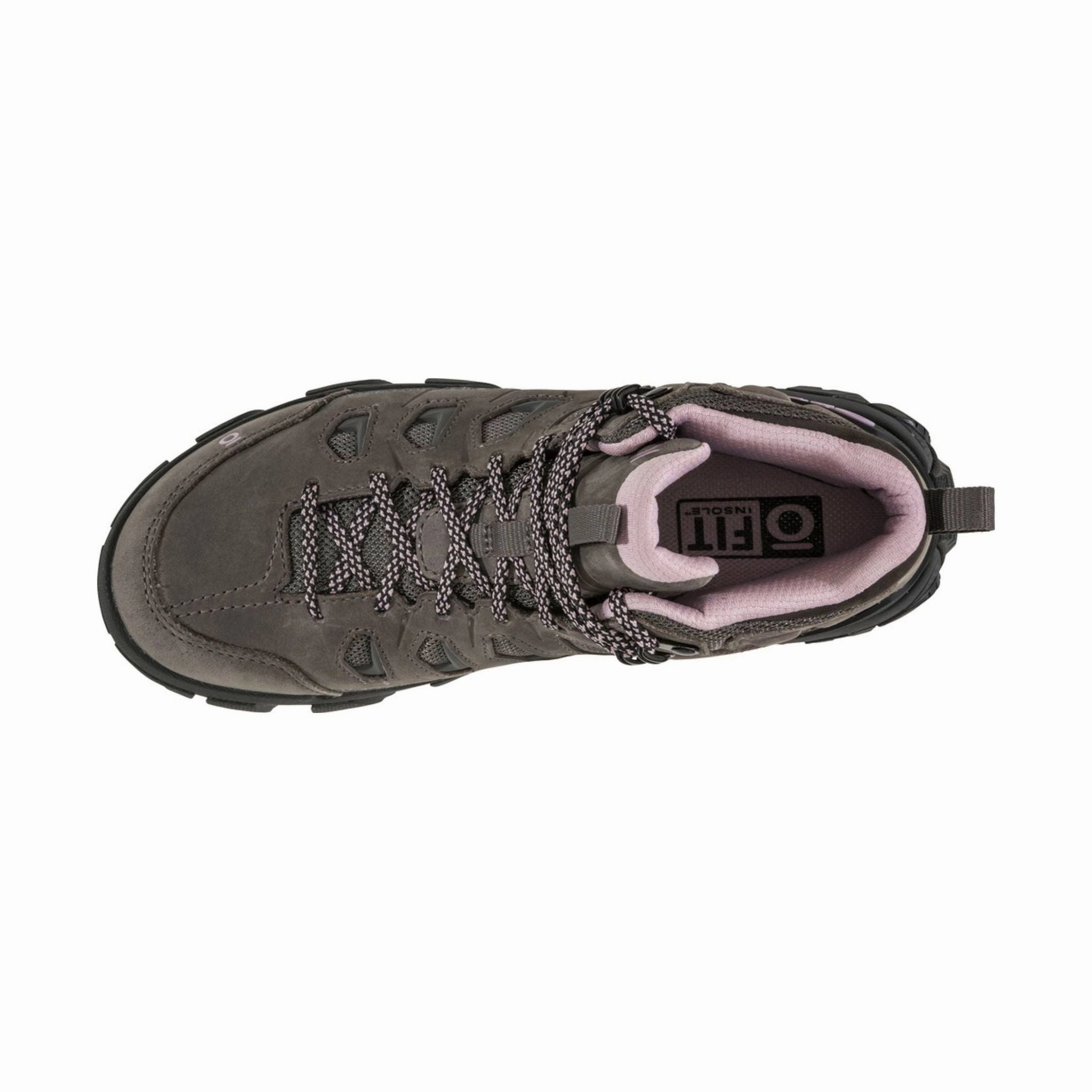 Gym workout Heavy Duty Oboz Women's Sawtooth X Mid B-DRY Waterproof Hiking Boot - Charcoal