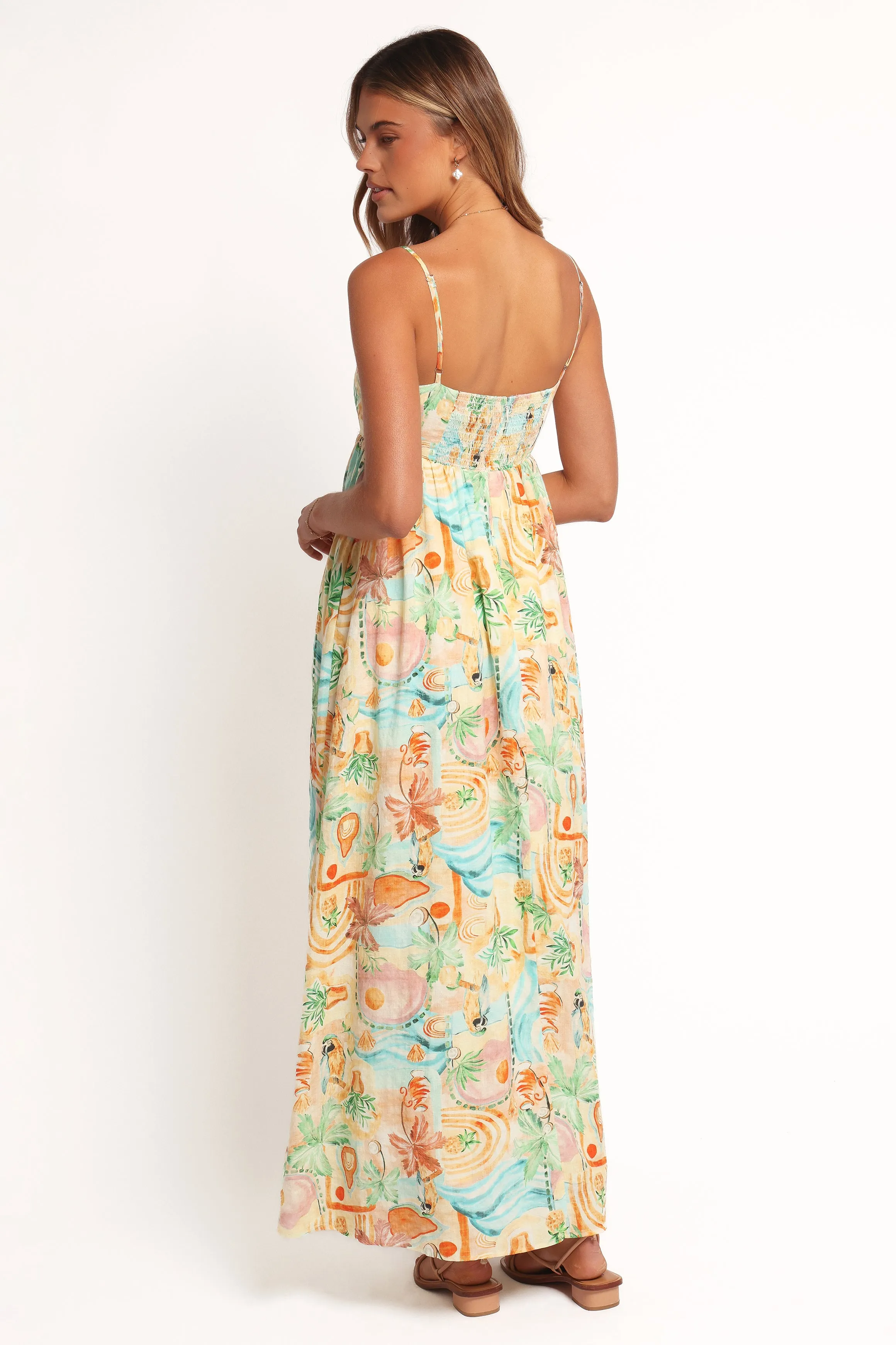 Light Mood Odessa Maxi Dress - Golden Palm