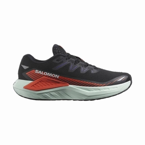 Salomon Men's DRX DEFY GRVL Road Running Shoes - Black/Cherry Tomato/Bay Ergonomic Last Design