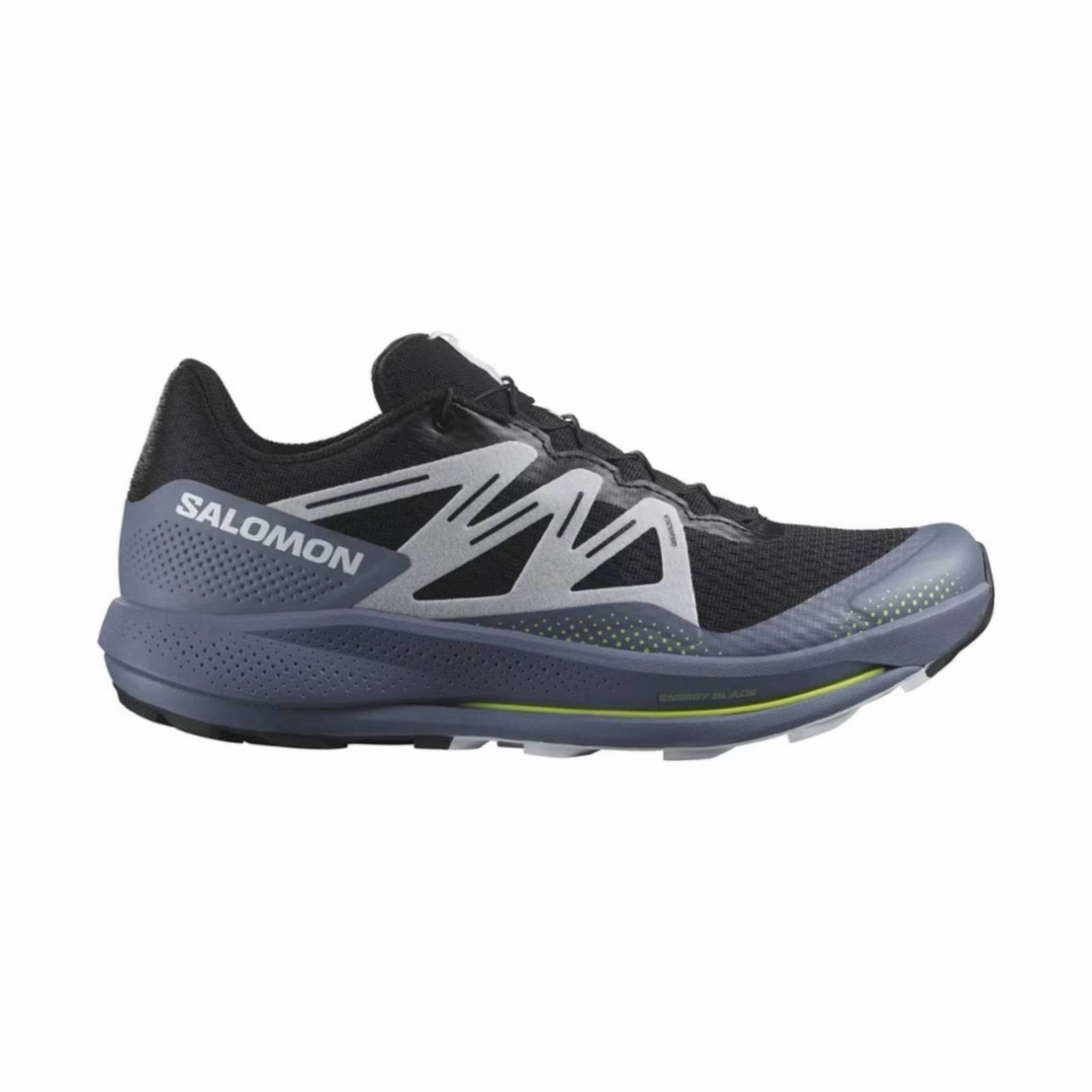 Salomon Men's Pulsar Trail Running Shoes - Black/China Blue/Artic Ice Unisex Friendly Design Vibration Dampening