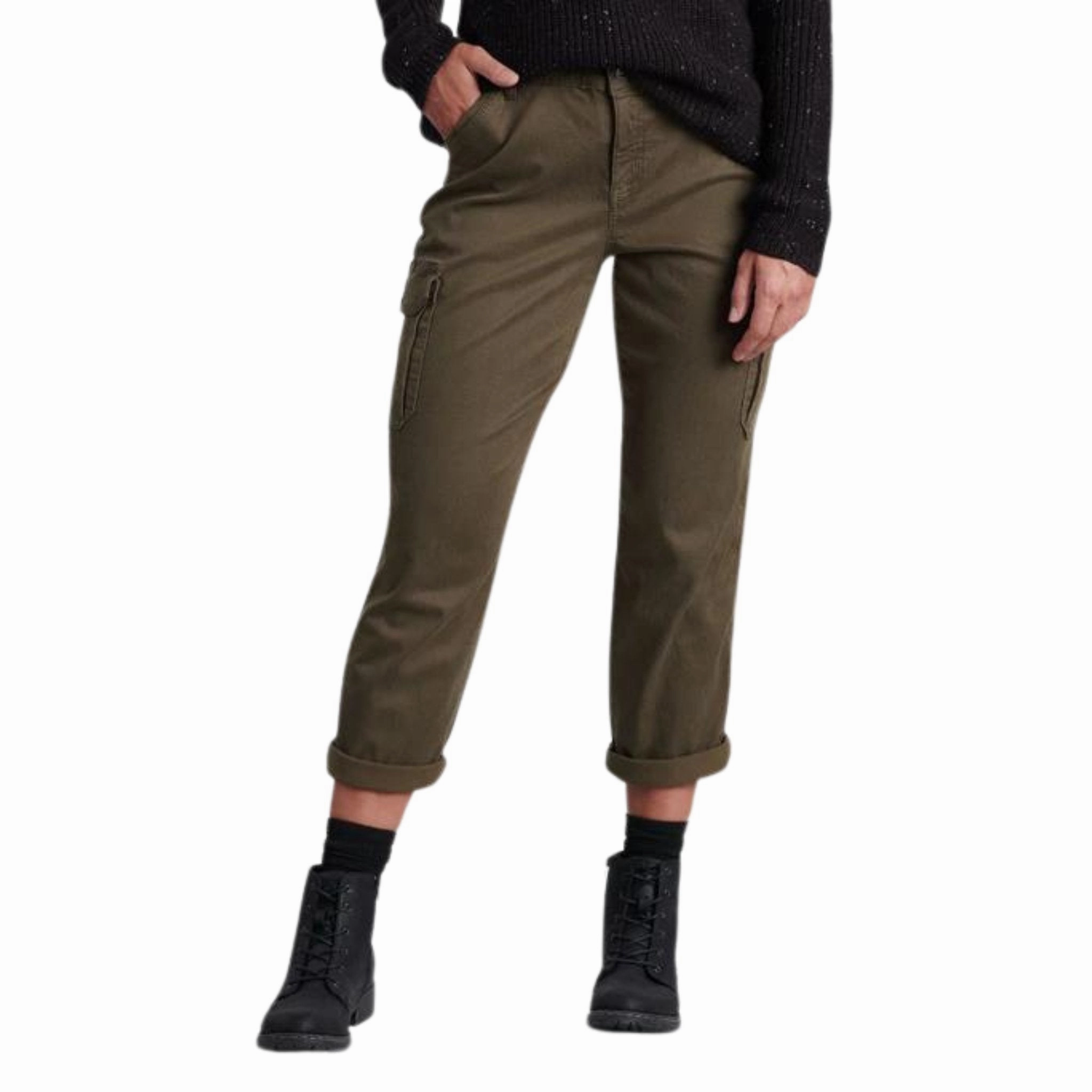 Kuhl Women's Kultivatr Kargo Crop - Sage MultiPocket Durable Activewear