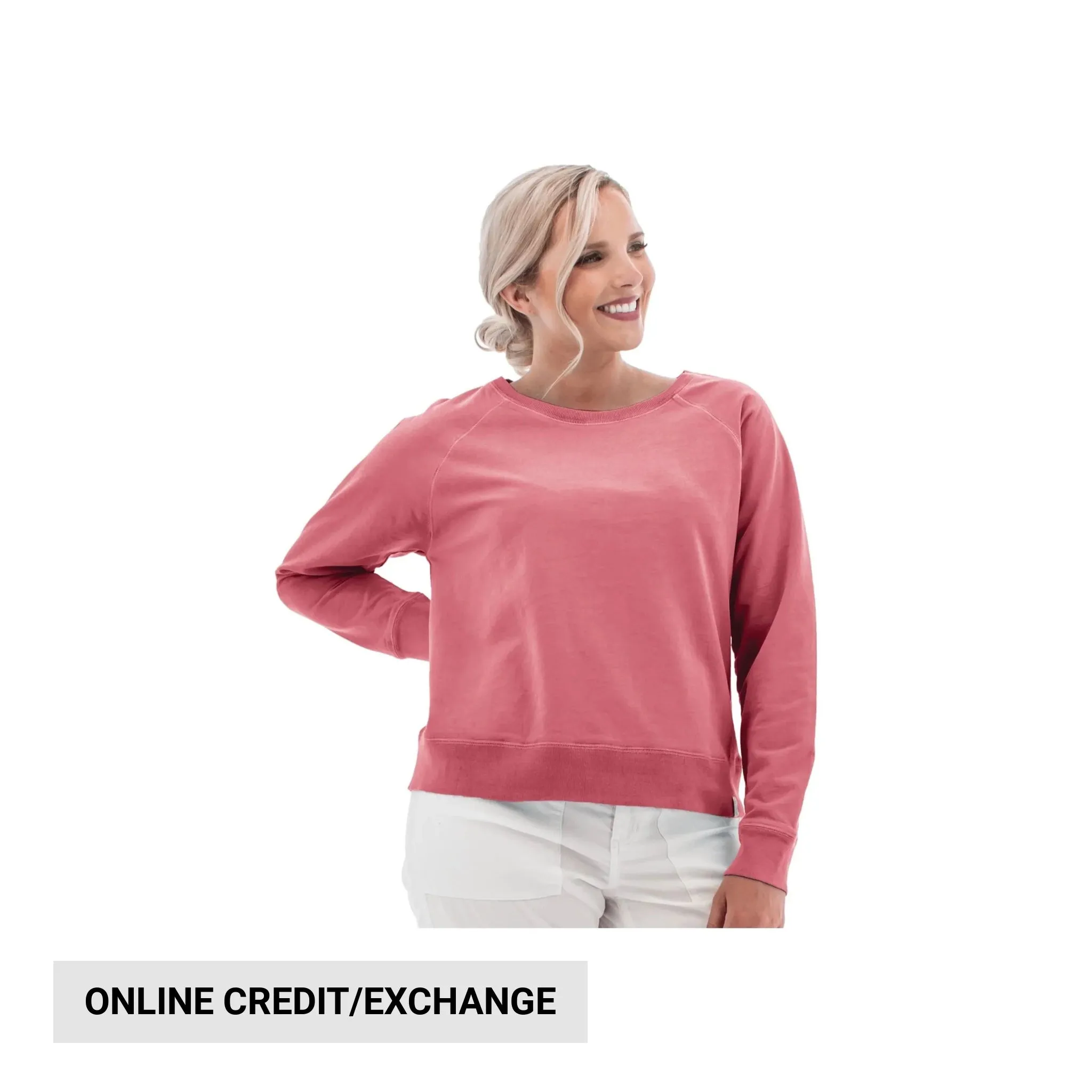 Old Ranch Women's Inola Sweatshirt - Baroque Rose Urban Trend Smart Layer