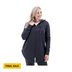 Removable product group cooperation Old Ranch Women's River Oversized Fleece Hoodie - Black Iris