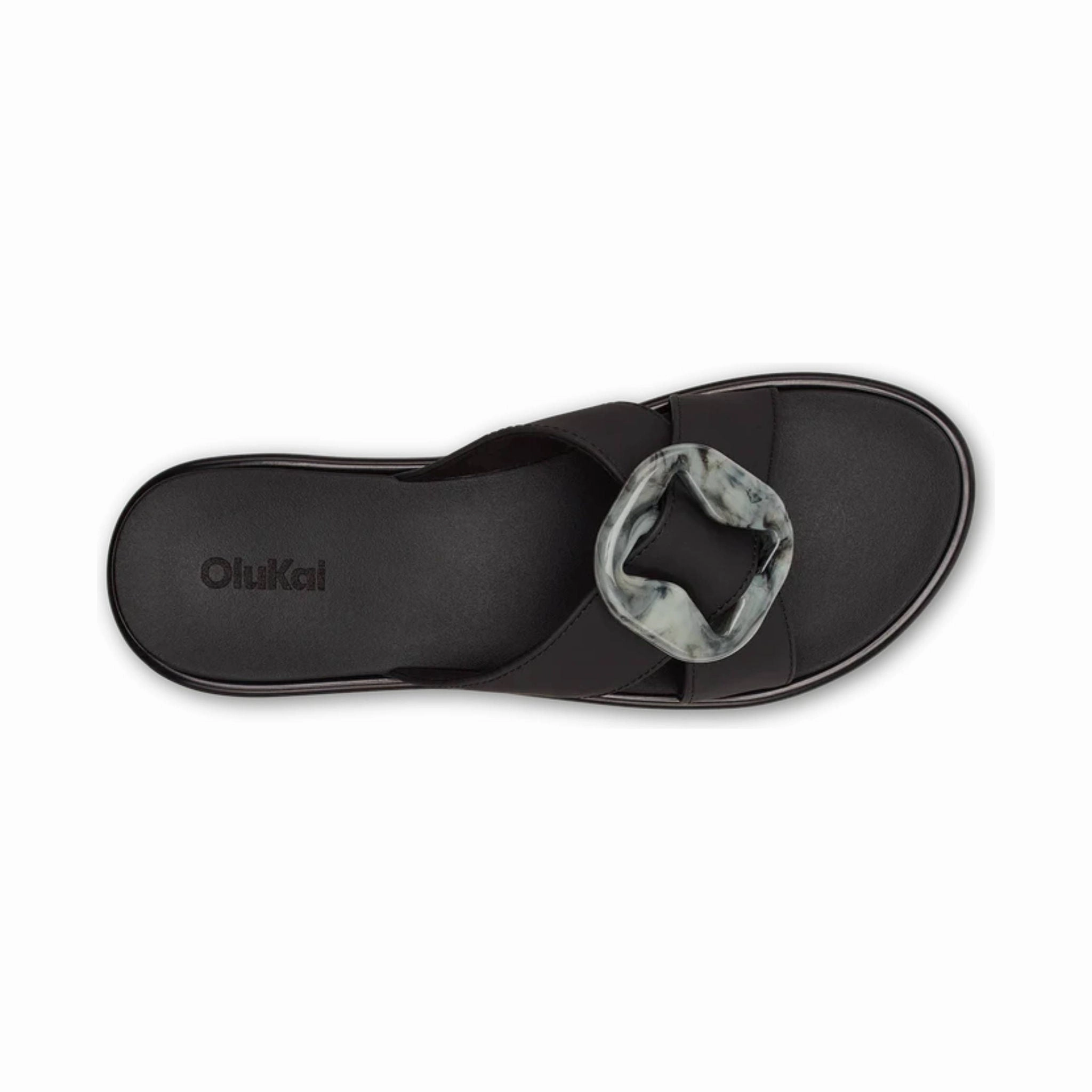Outfit Match OluKai Women's La`i Slide Sandals - Lava Rock
