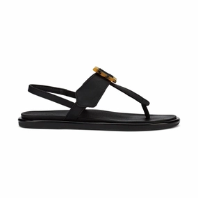 Olukai Women's Lait Bar Sandal - Black Sandal Craftsmanship Ergonomic Contour Shape