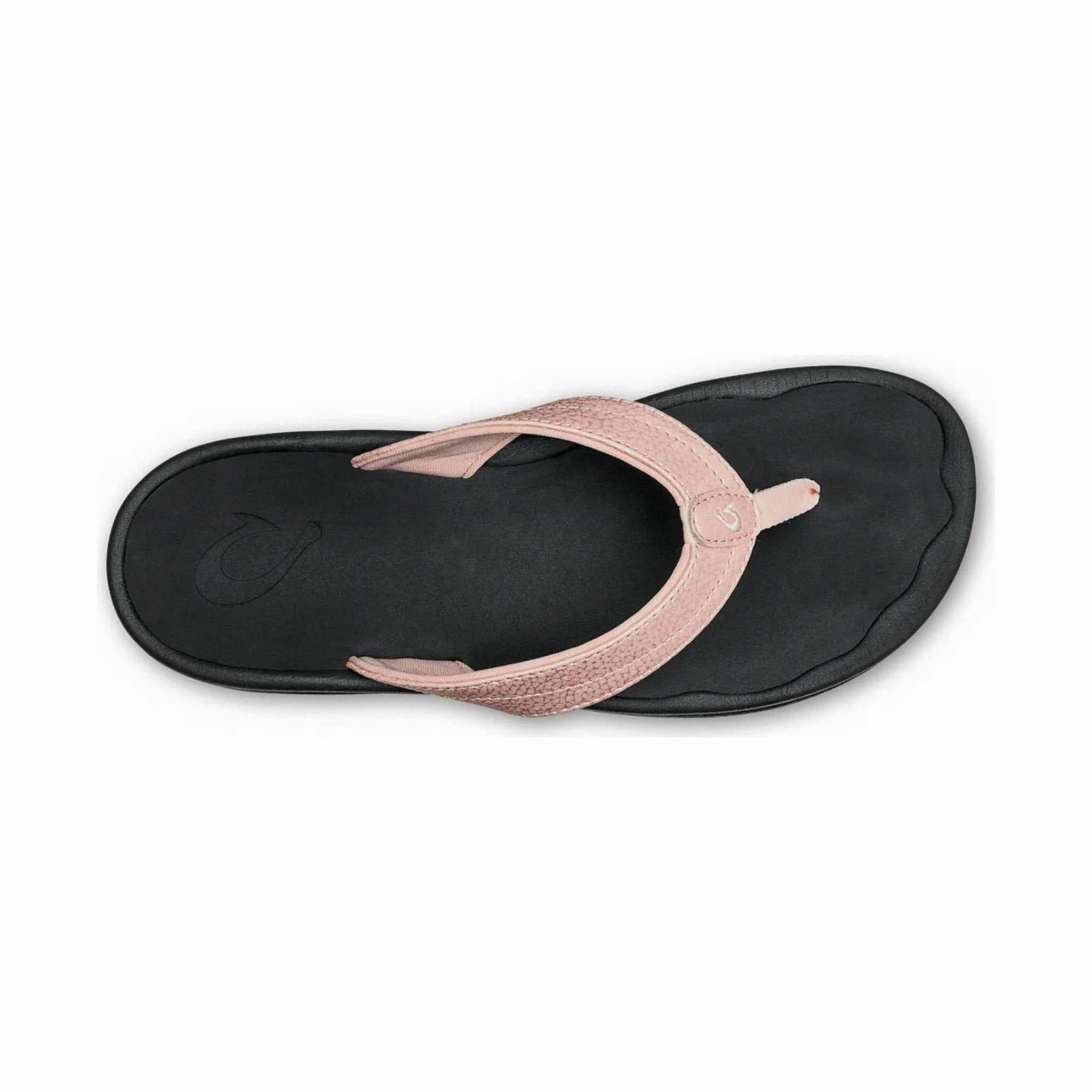 Toe Freedom OluKai Women's Ohana Sandals - Petal Pink/Black