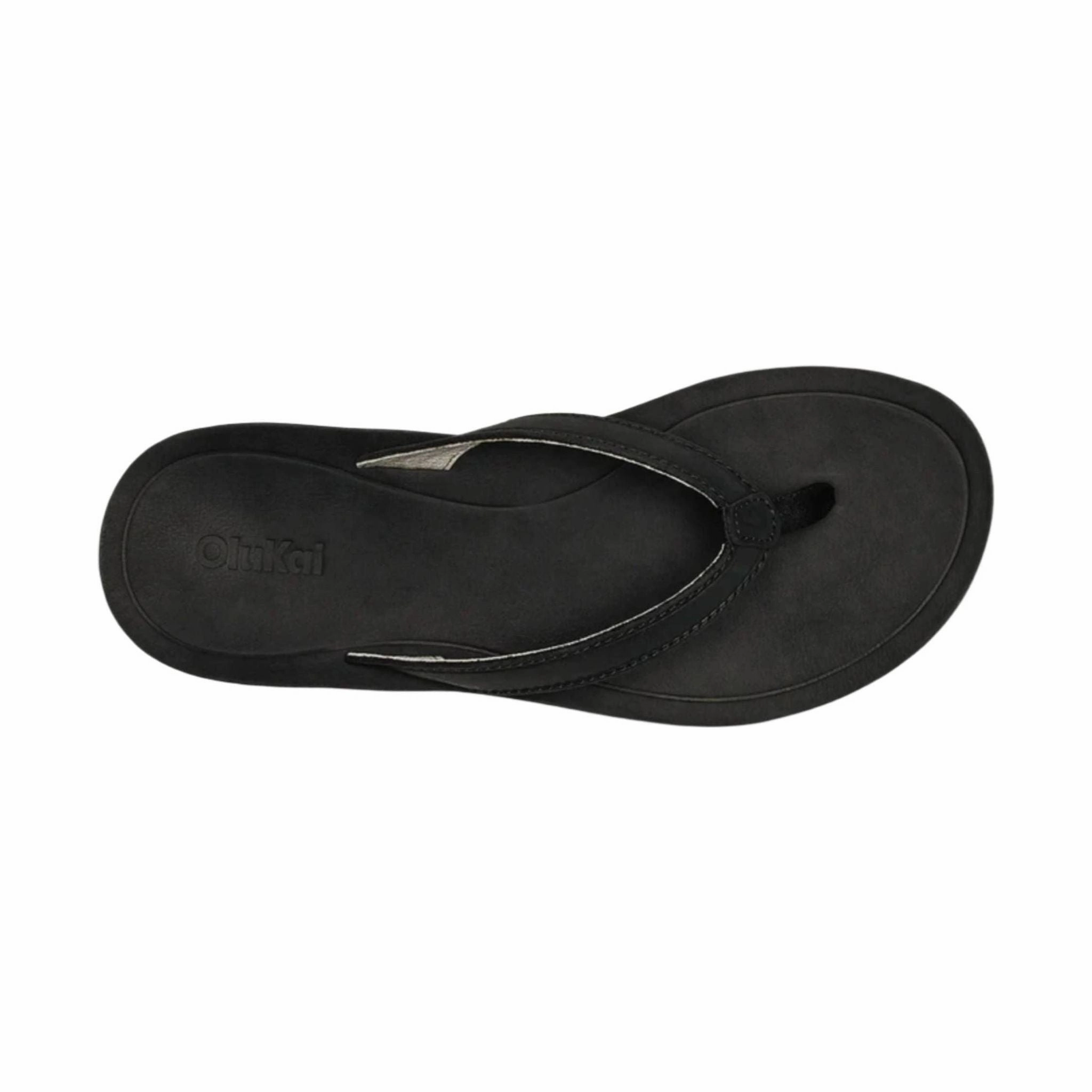 OluKai Women's Southshore Waterproof Leather Sandals - Lava Rock Anti Slip Pattern Comfortable Sole