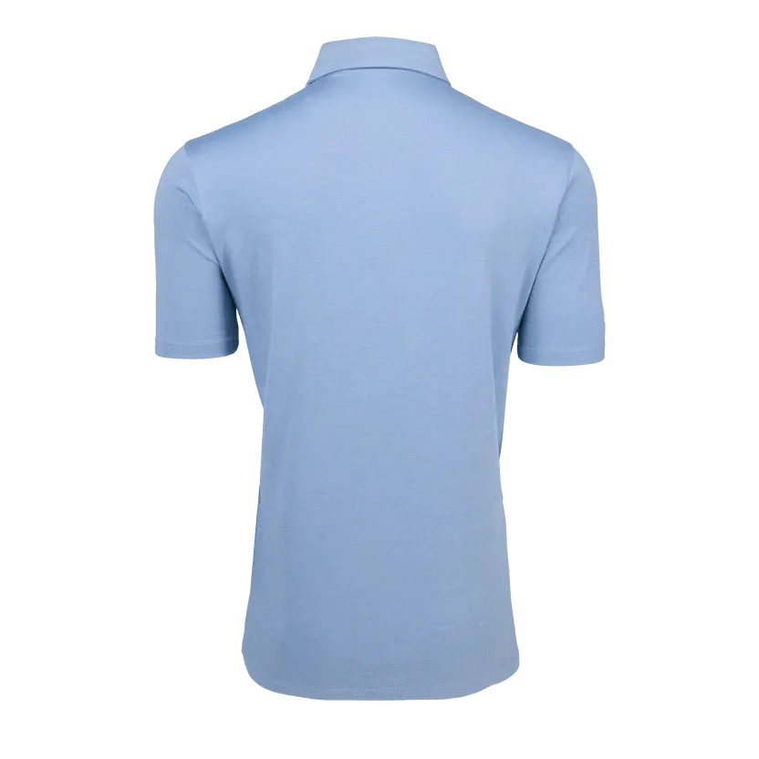 Omaha Polo - Bonneville Blue Breathable Stretch