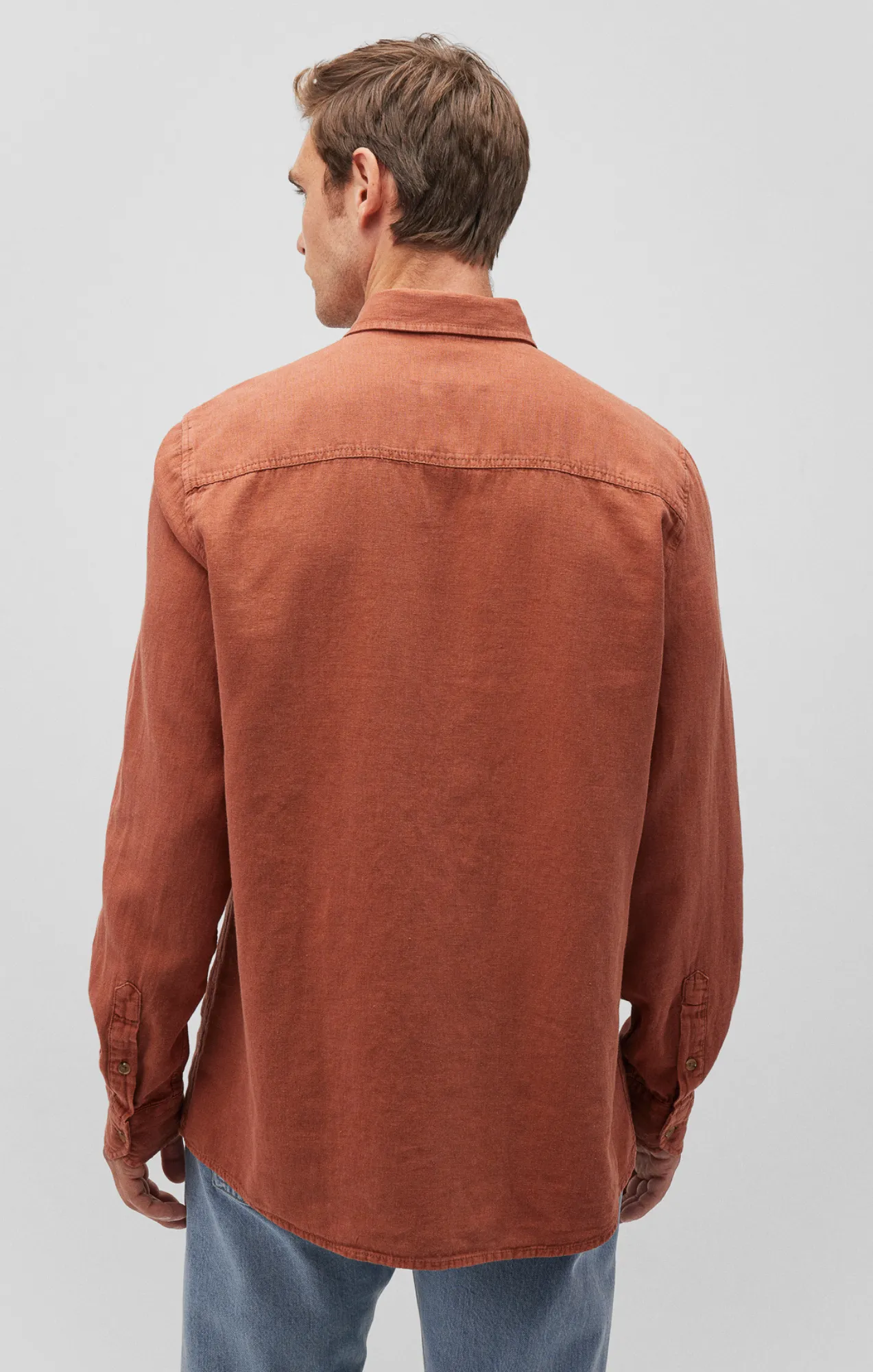 Waffle Weave Everyday Look ONE POCKET BUTTON-UP SHIRT IN ARAGON