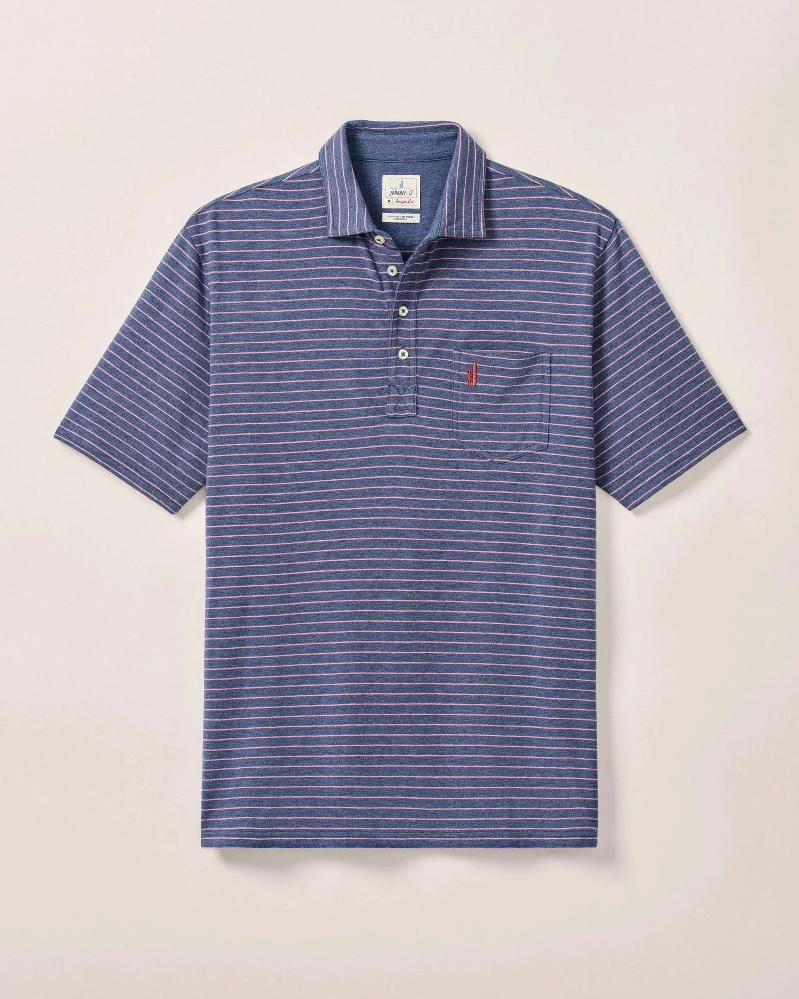 Breathable mesh lining Original 4-Button Polo - Ryan Stripe