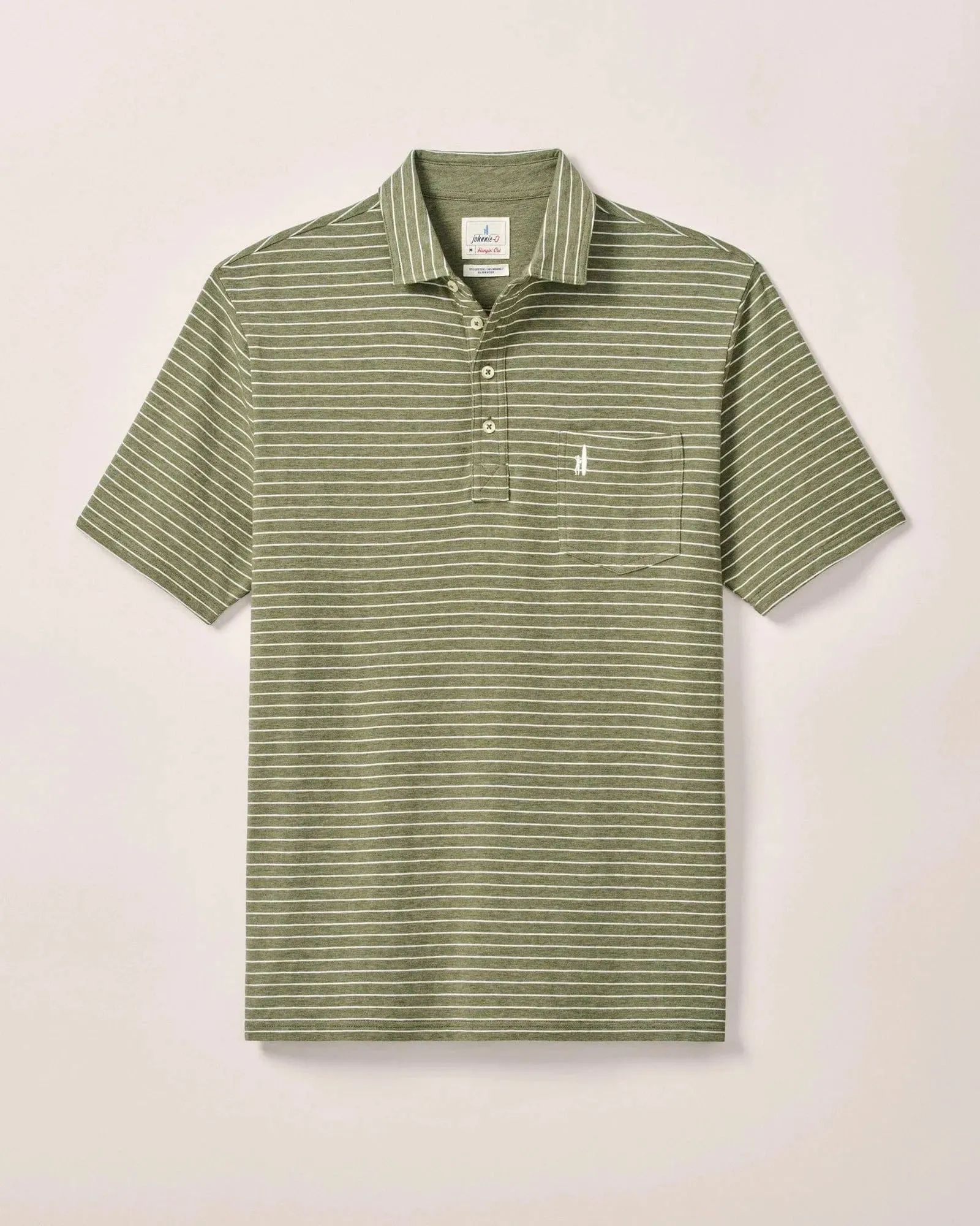 NonChafing Seam Placement Original 4-Button Polo - Ryan Stripe