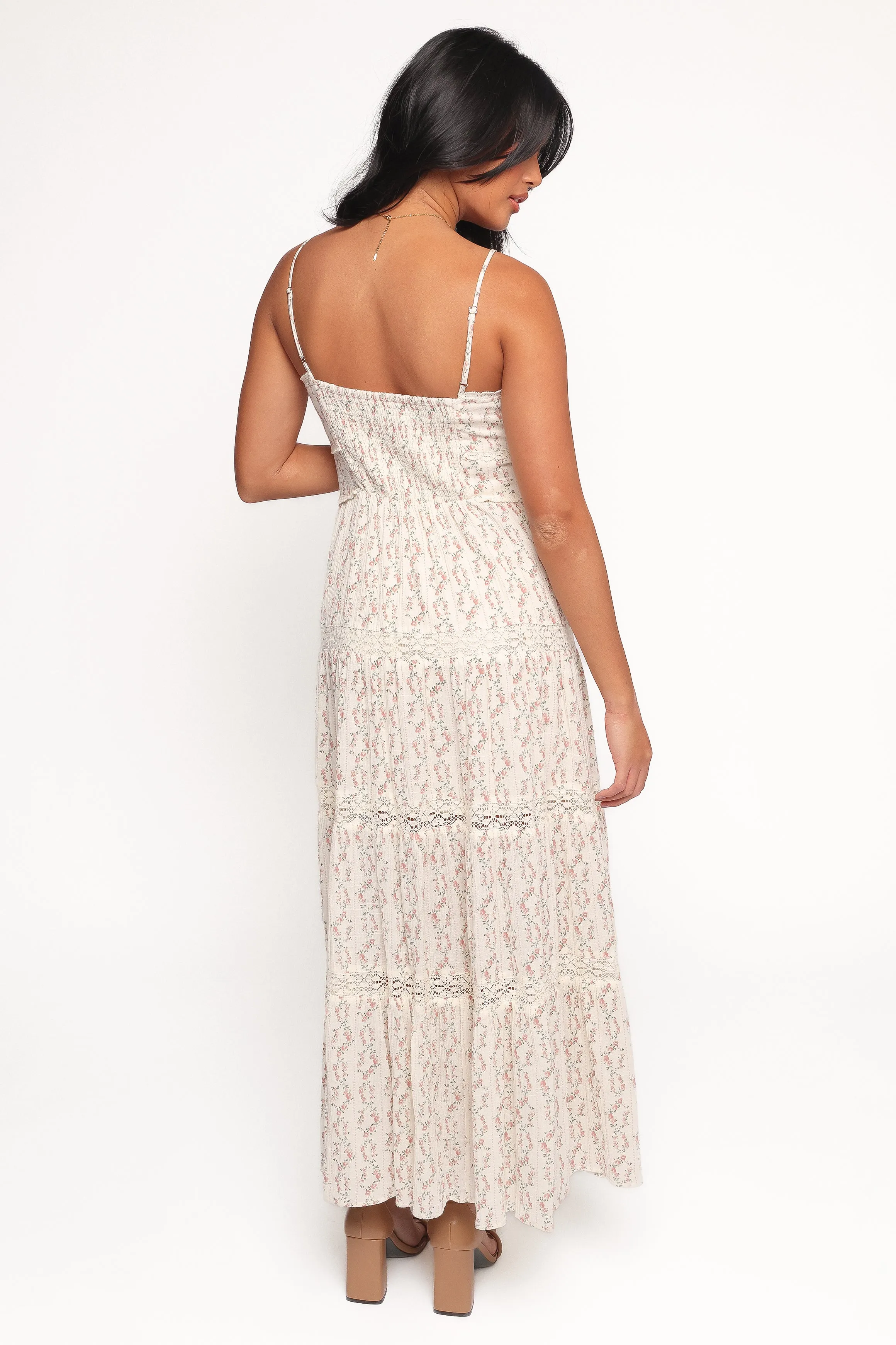 Orlaith Maxi Dress - Rose Garden Soft and Stylish Subtle Edge