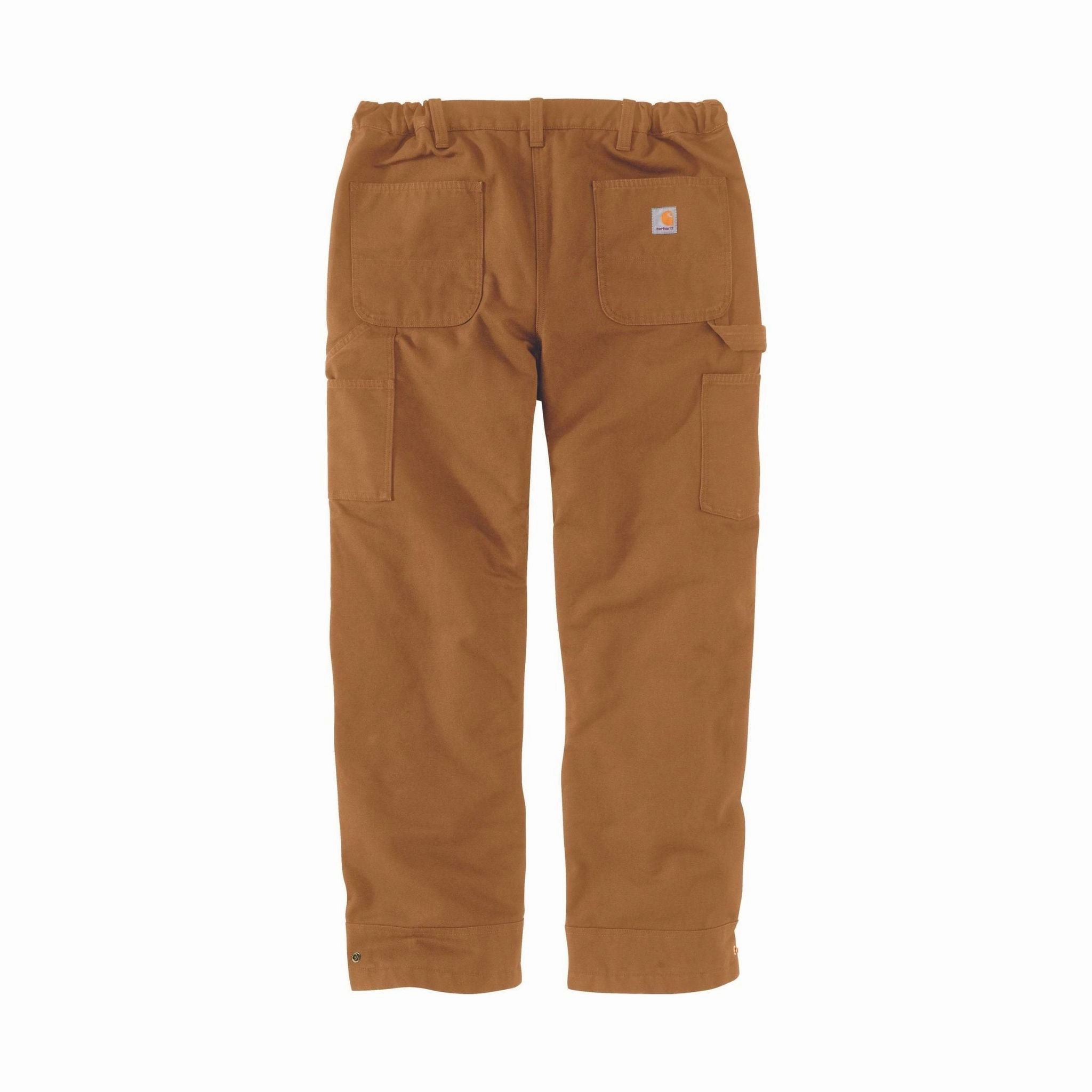 Carhartt Men's Loose Fit Washed Duck Insulated Pant - Brown Daywear Premium Look