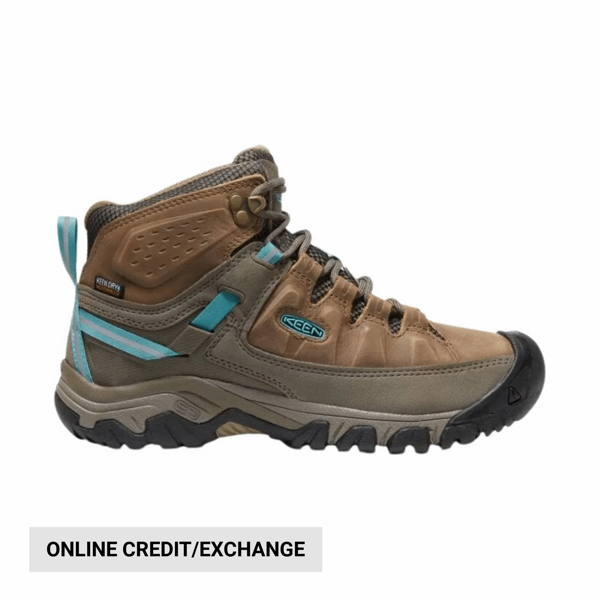 KEEN Women's Targhee III Mid Waterproof Boot - Toasted Coconut/Porcelain Sturdy Construction