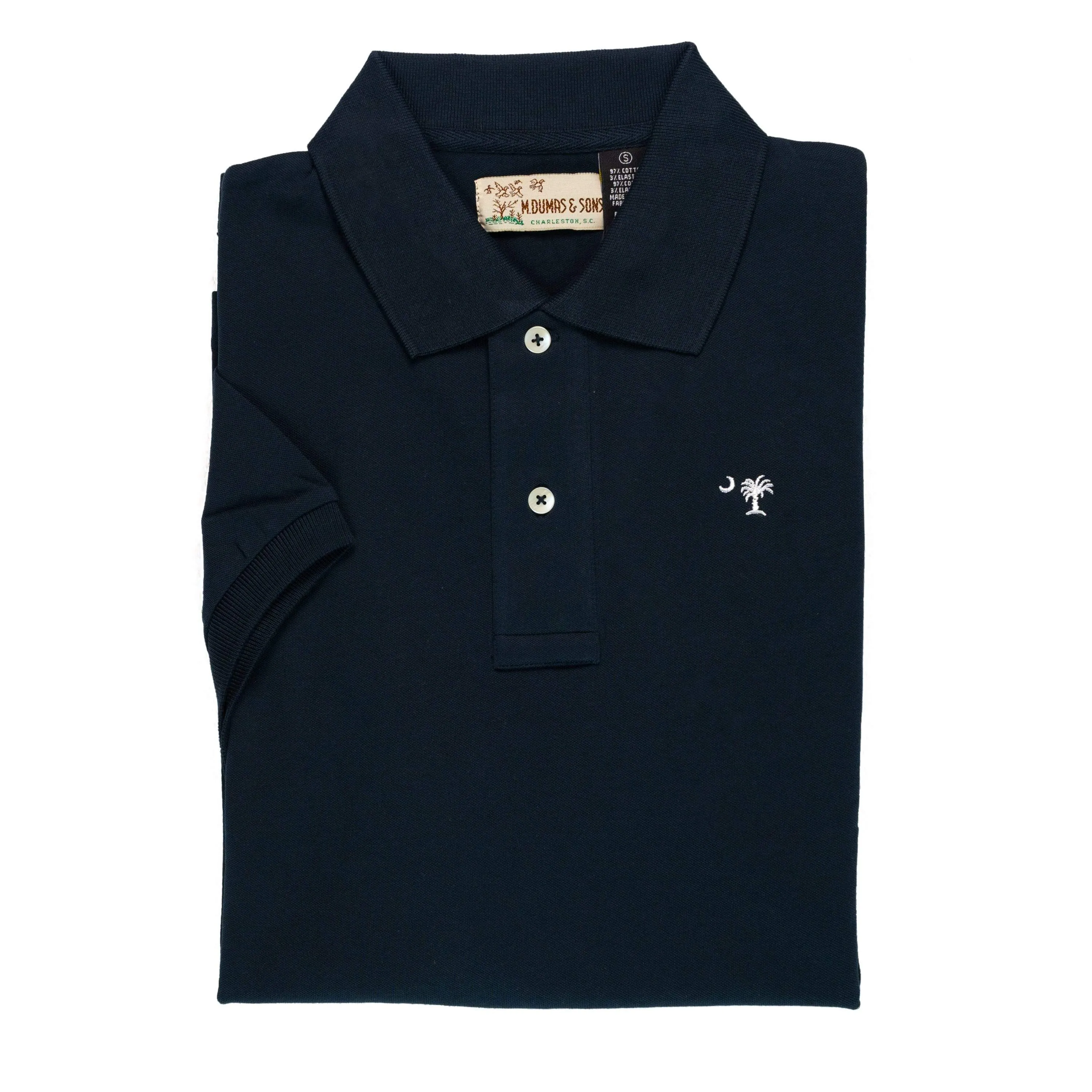 Collared Shirt All-Day Fit Palmetto Polo - Navy