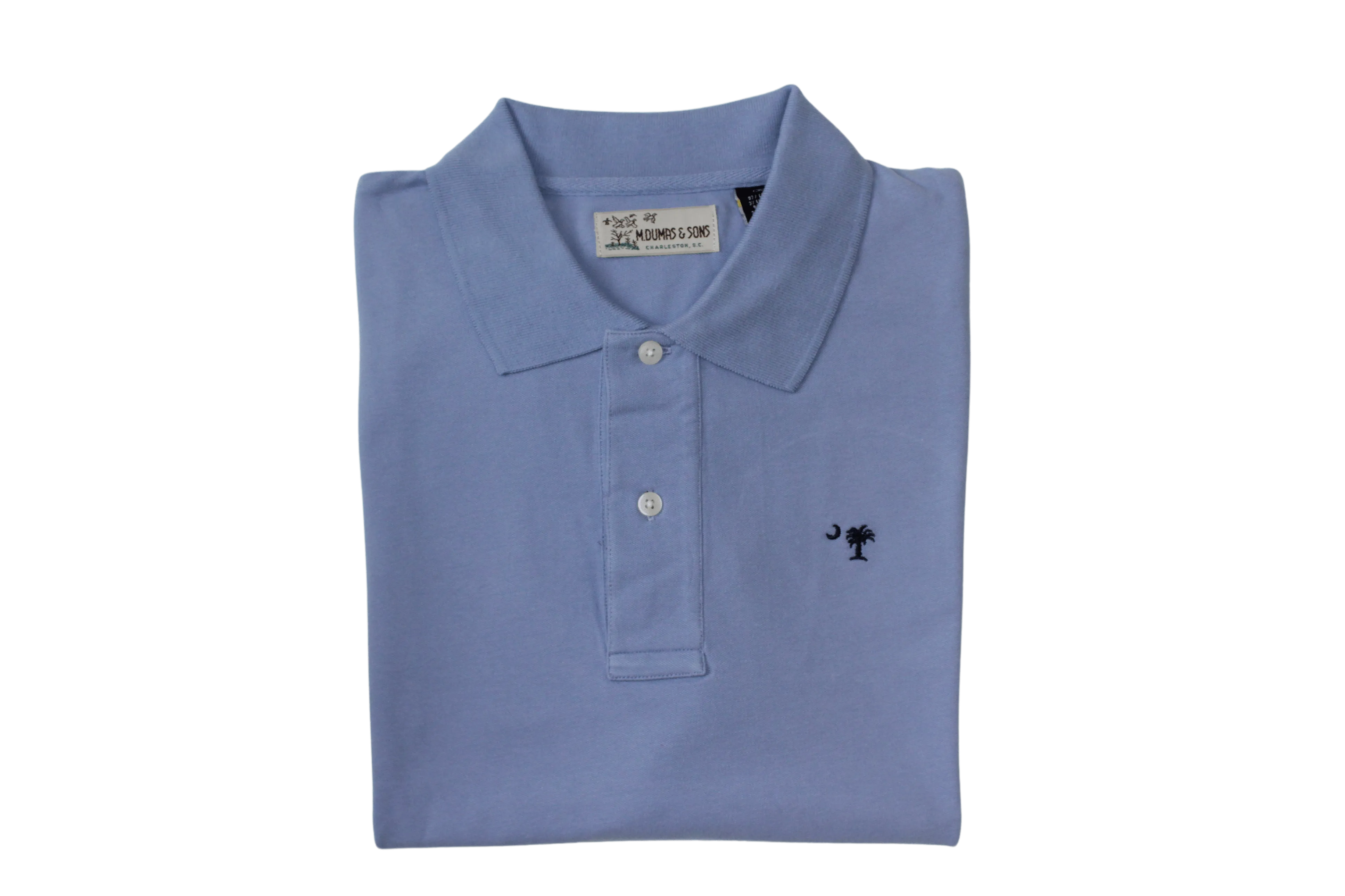 Palmetto Polo - Periwinkle Breathable Flex Thermoregulating Lining