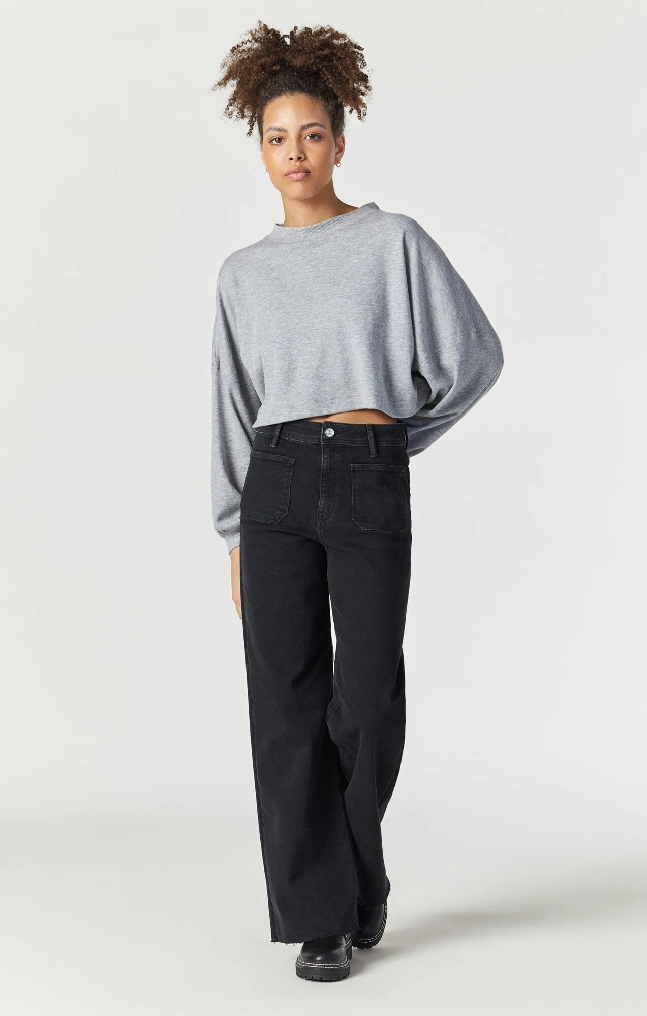 Abrasion Resistance PALOMA MARINE WIDE LEG IN DEEP SMOKE FLEX BLUE