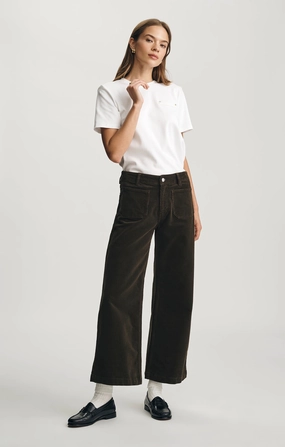 Tangle Free Cuffs PALOMA MARINE WIDE LEG IN DOLLAR BILL CORD