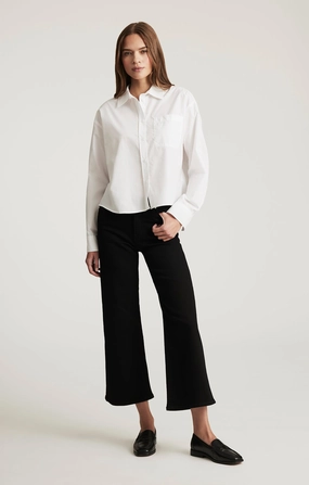 Stretch Unisex Wear Classic Wear PALOMA WIDE LEG IN BLACK FLEX BLUE