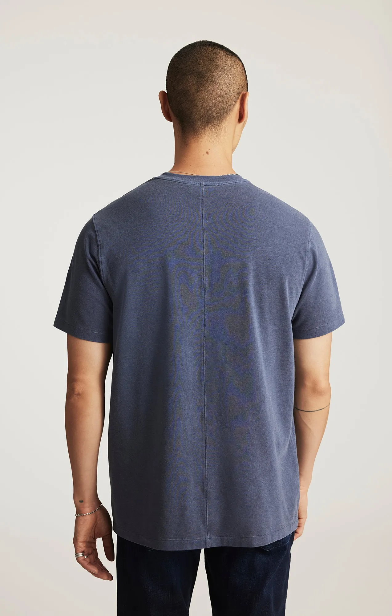 EDITION SHORT SLEEVE T-SHIRT IN TOTAL ECLIPSE Bohemian freedom High Density Weave