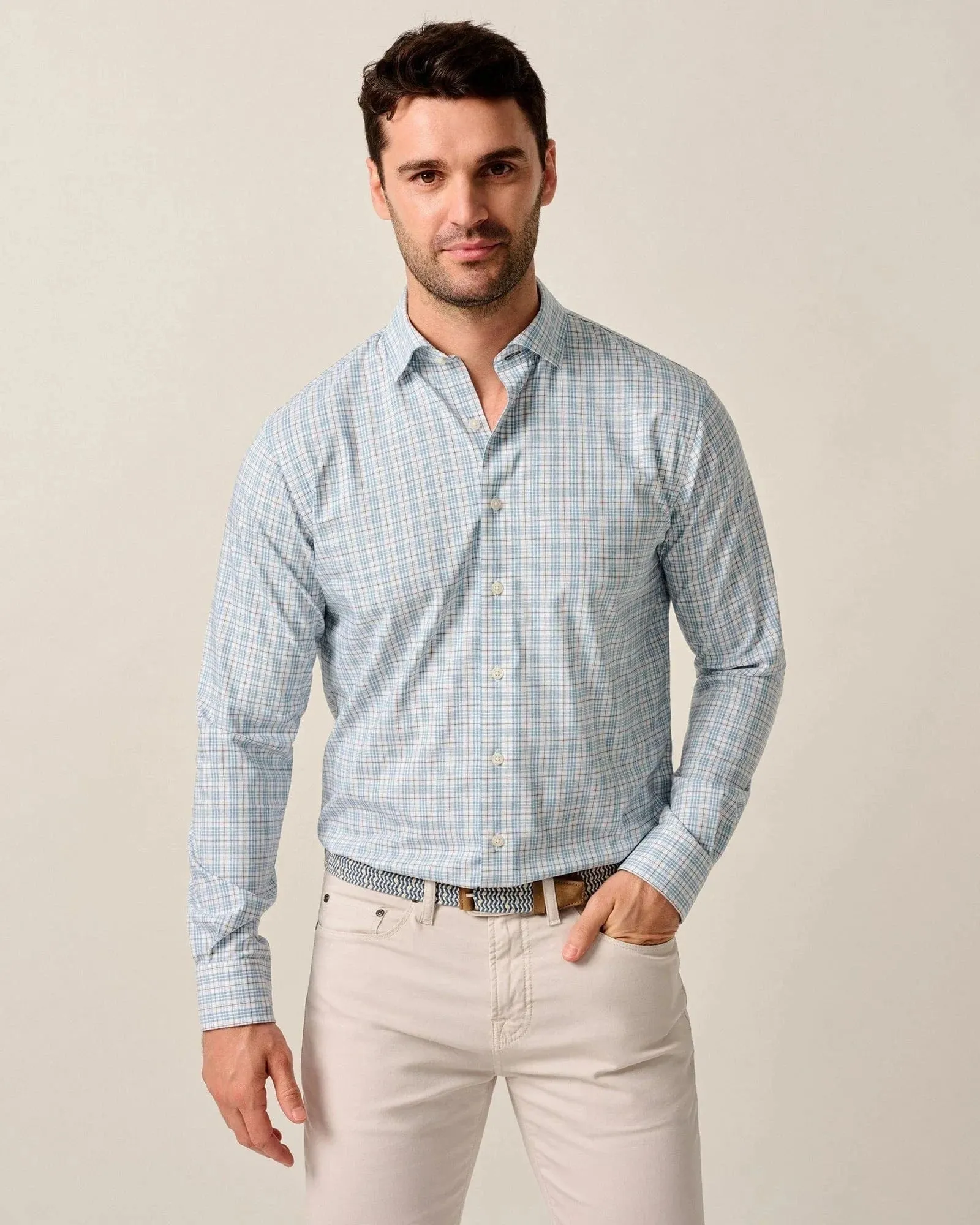 Seasonal Trend Performance Button Down Shirt - Ferdinand