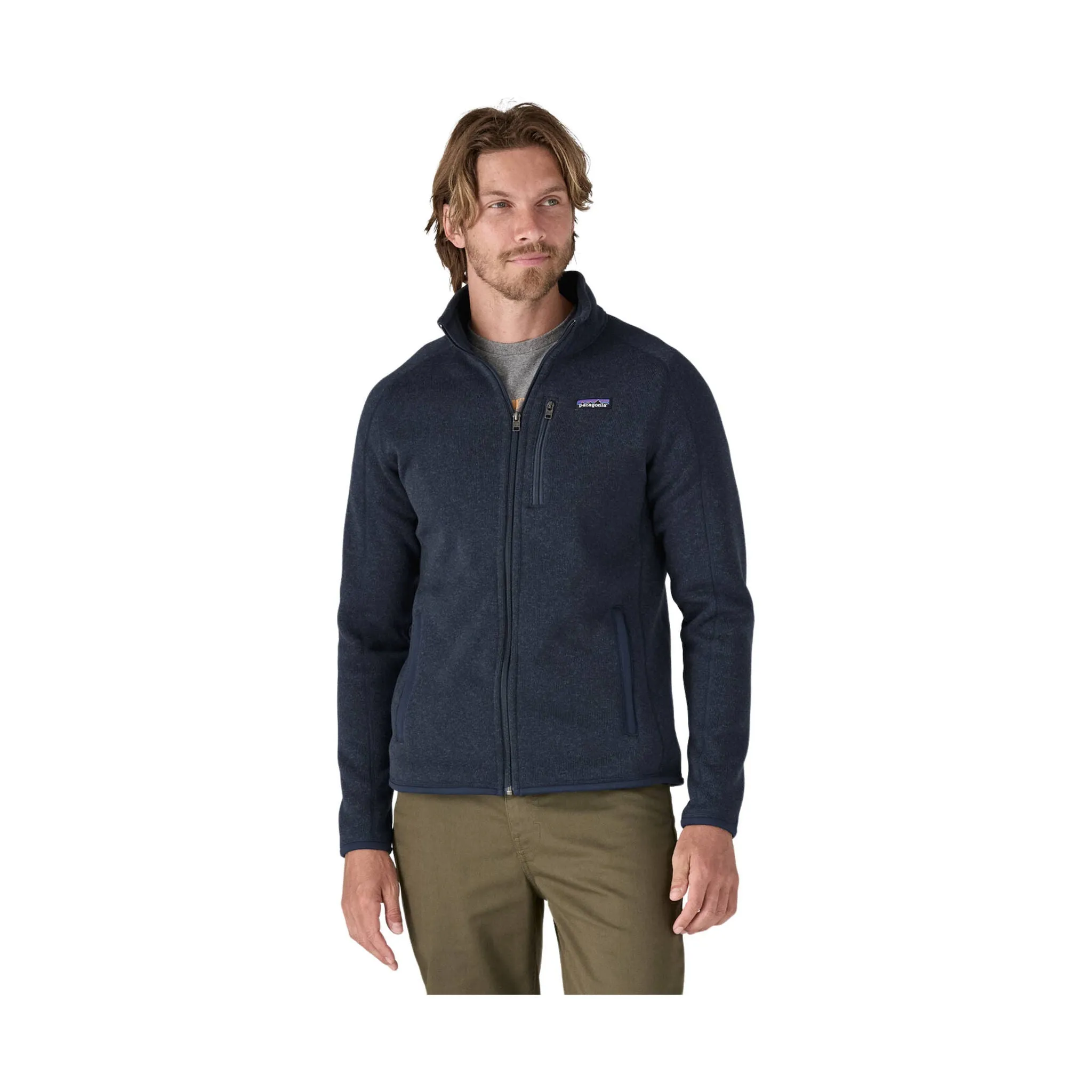 Patagonia Men's Better Sweater Fleece Jacket - New Navy Thermal Lining