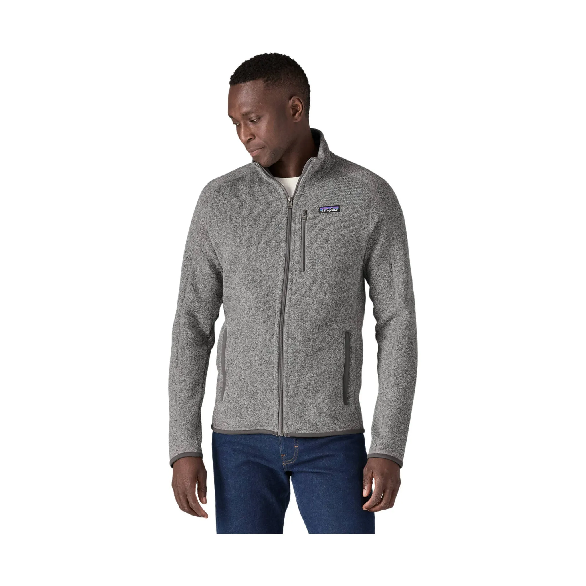 One Color Casual City Patagonia Men's Better Sweater Fleece Jacket - Stonewash