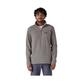 Patagonia Men's Micro D Fleece Pullover - Feather Grey Minimal Detail Minimalist Design