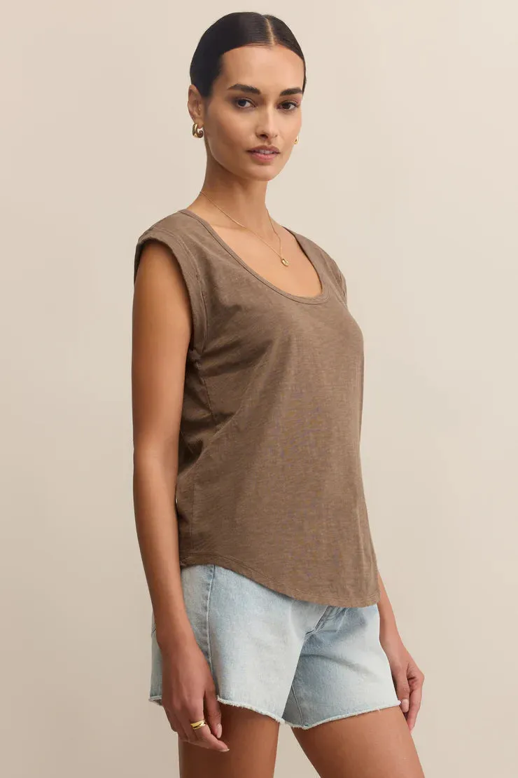 Per Diem Slub Top | Tiki, Black, White Effortless Style Anti fungal goes with shorts