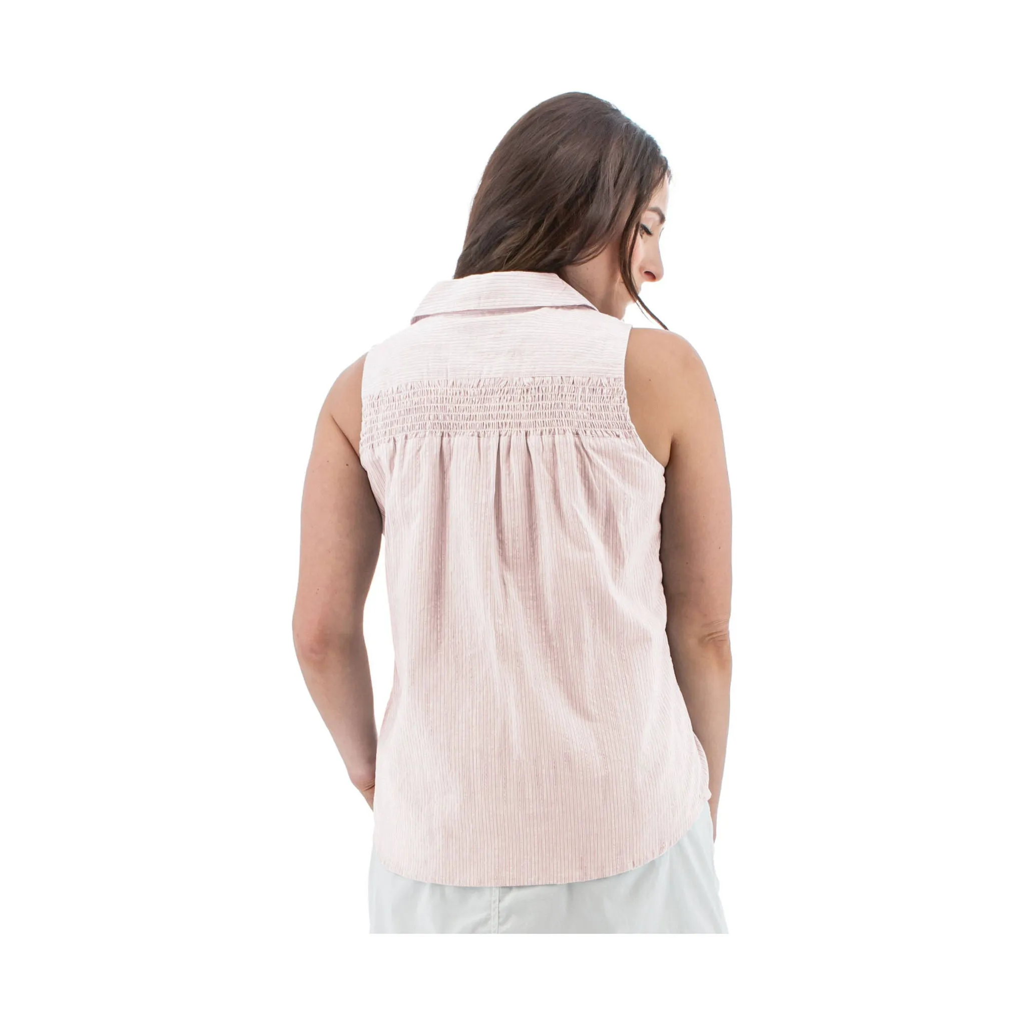 DoubleStitchedHem Flowy Tunic Old Ranch Women's Saguaro Tank Top 24 - Rose
