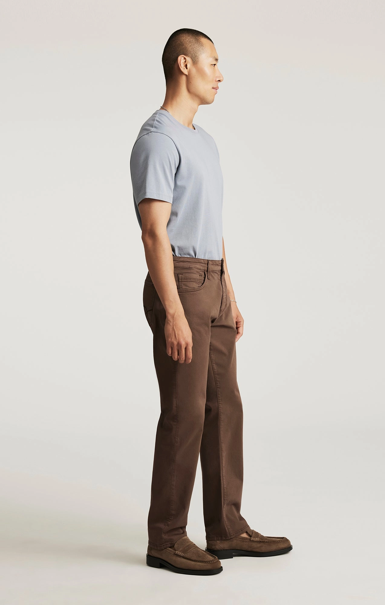 Vintage Wash FlexibleKnees ZACH STRAIGHT LEG IN MOCHA TWILL