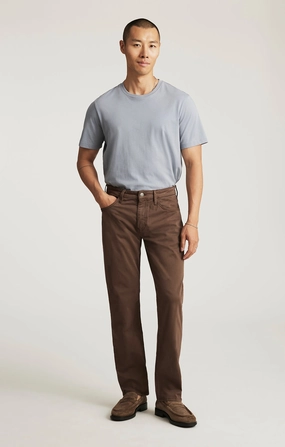 Clean Fit Training Wear ZACH STRAIGHT LEG IN MOCHA TWILL