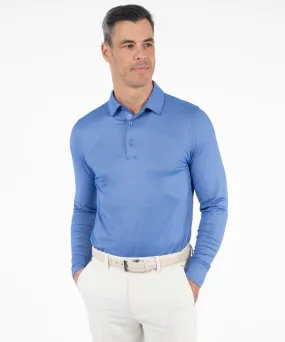 Comfy Comfort Performance Dash Jacquard Long-Sleeve Polo