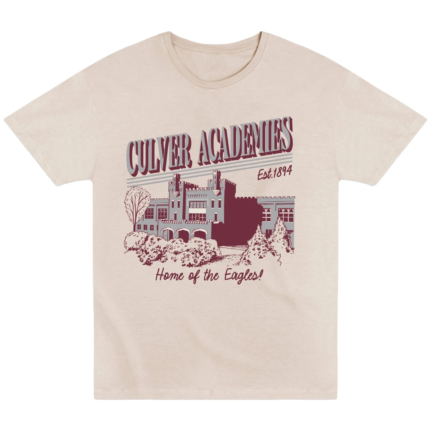 Durable Collar Construction Steinbrenner Sports Fan Tee - Bone