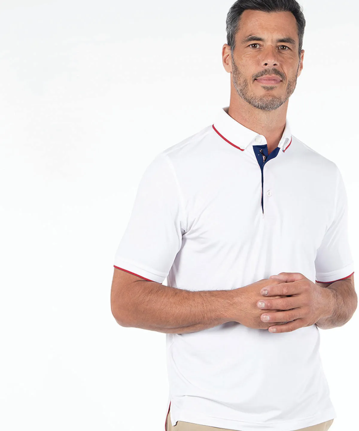 Team Uniform Performance Polo with Contrast Tipping