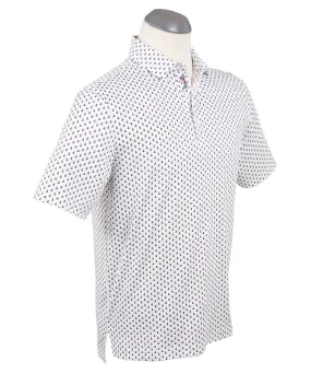 Performance Sail Boat Print Polo Formal Edge Fashion Ready
